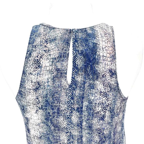 Rory Beca 100% Silk Snakeskin Print Racerback Tank Sheath Mini Dress Size Small - Picture 6 of 10